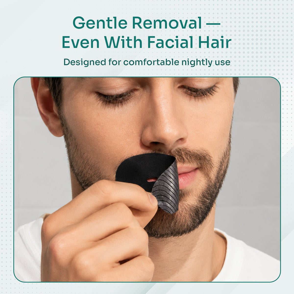 AeraMed Mouth Tape 30ct — gentle removal with facial hair (beard-friendly)