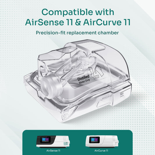 AeraMed CPAP Water Chamber — with 20 Ultra-Fine Filters