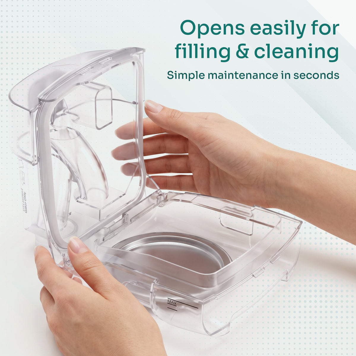 AeraMed CPAP Water Chamber — with 20 Ultra-Fine Filters