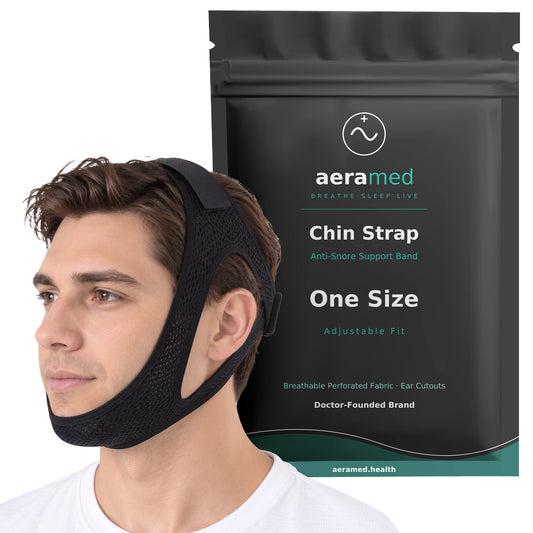 AeraMed CPAP Chin Strap — Adjustable, Breathable Chin Support